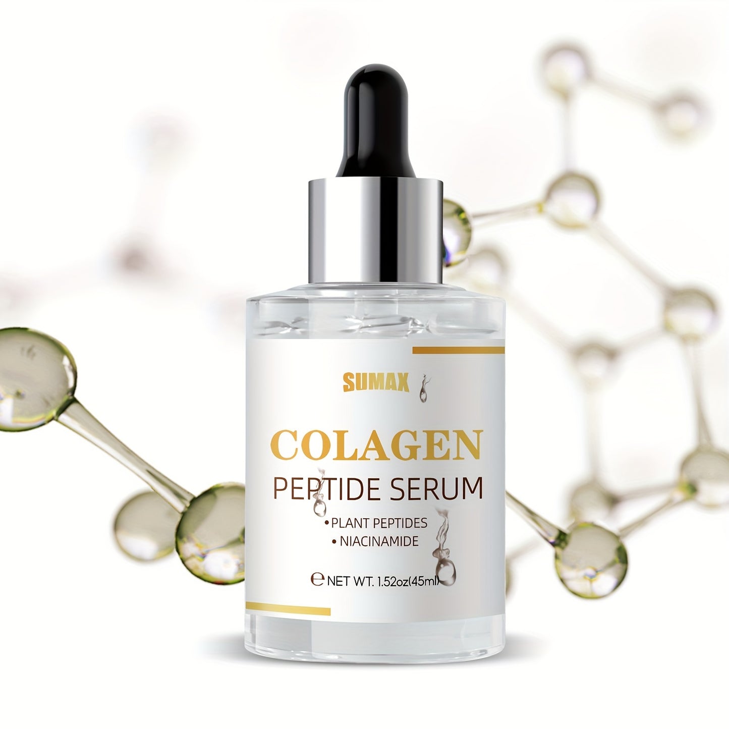 Sérum Raffermissant aux Peptides Végétaux & Niacinamide - Hydratation Intense (45ml)