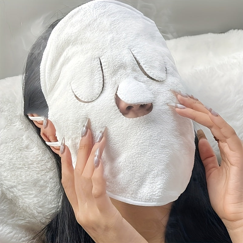 Serviette Spa Visage Réutilisable - Thérapie Chaud & Froid pour la Peau