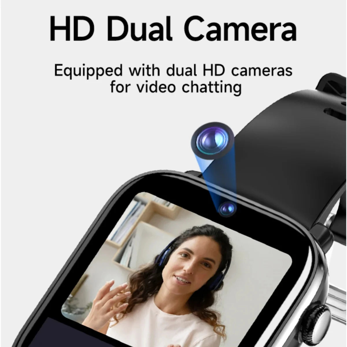Montre Connectée Android 4G Autonome - 64Go, Écran HD & WiFi