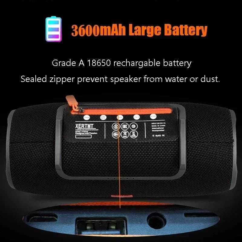 Enceinte Bluetooth Portable Puissante 40W - Étanche IPX5, Stéréo 360° & TWS