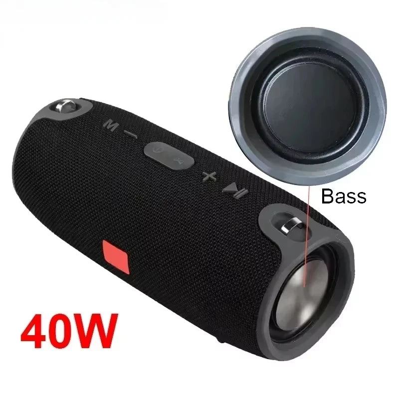 Enceinte Bluetooth Portable Puissante 40W - Étanche IPX5, Stéréo 360° & TWS