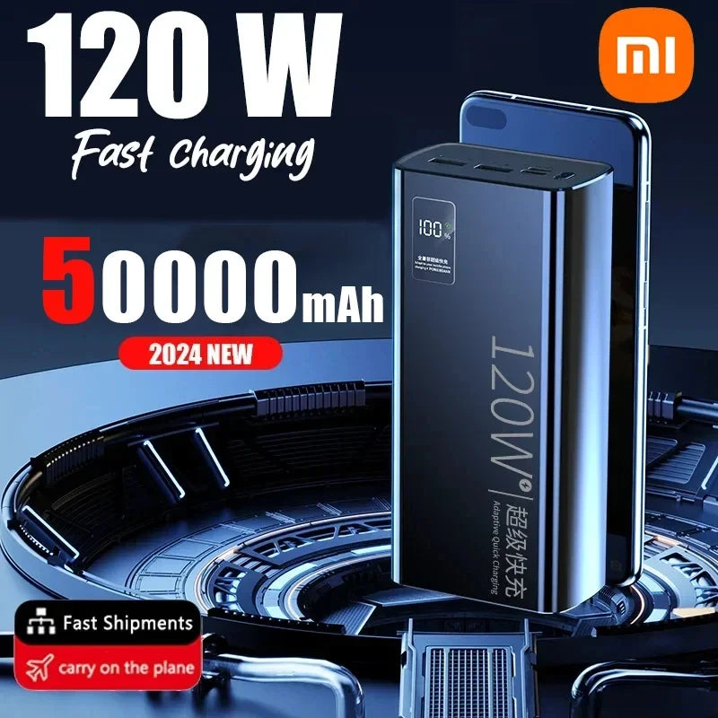 Batterie Externe Ultra-Rapide 120W PD - Haute Capacité