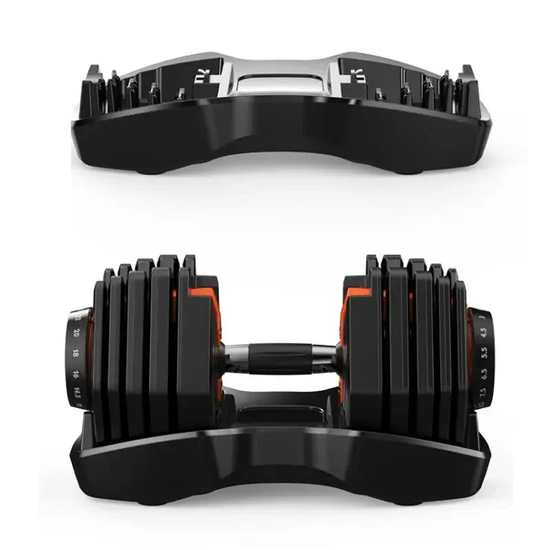 Haltère Réglable 2.5 à 24 kg - La Musculation Intelligente à Domicile
