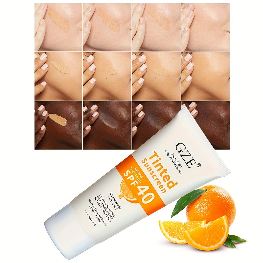 Protection Solaire Minérale Hydratante Teintée SPF 40