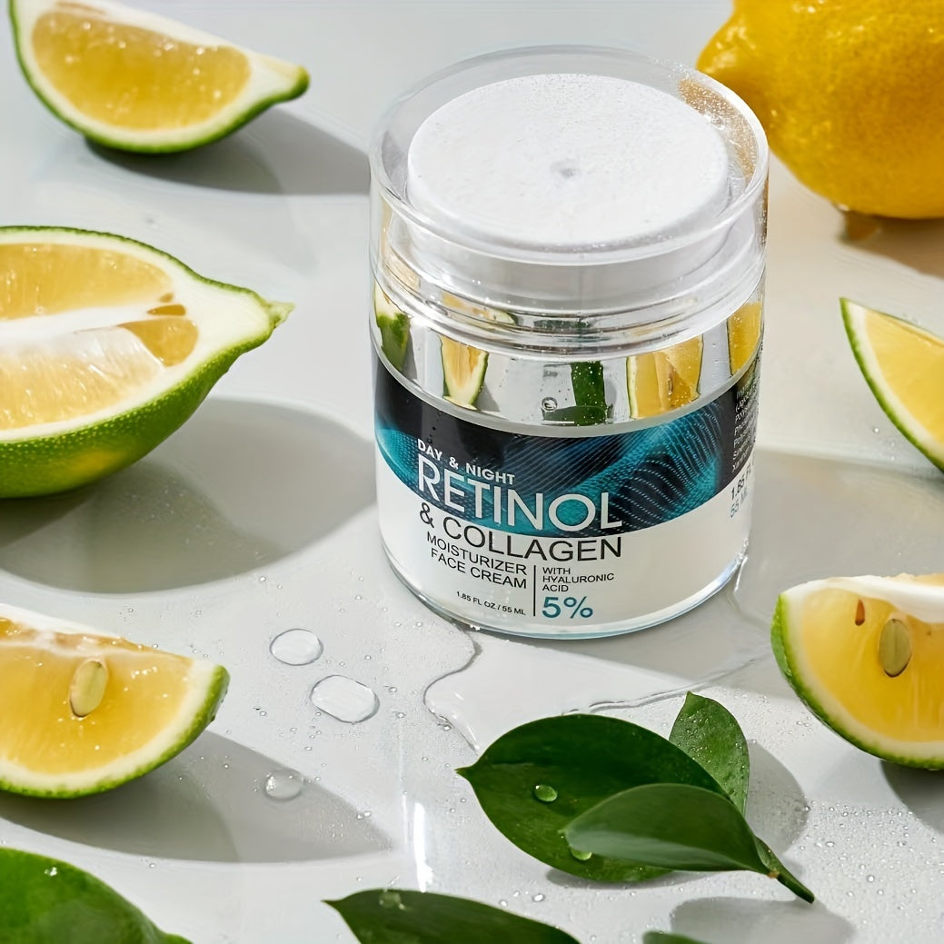 Crème Hydratante Intense Multi-Actifs – Rétinol & Acide Hyaluronique (50ml)