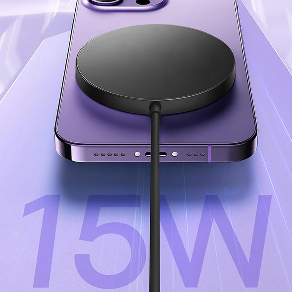 Chargeur Magnétique Sans Fil 15W pour iPhone - Rapide et Intelligent