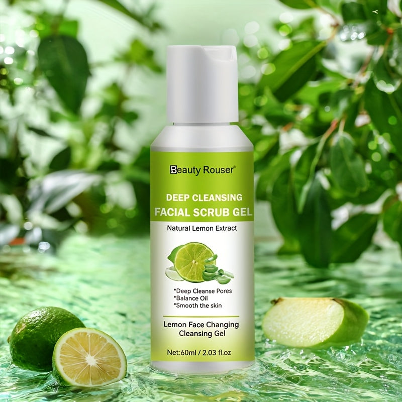 Gel Nettoyant Exfoliant Profondeur au Citron