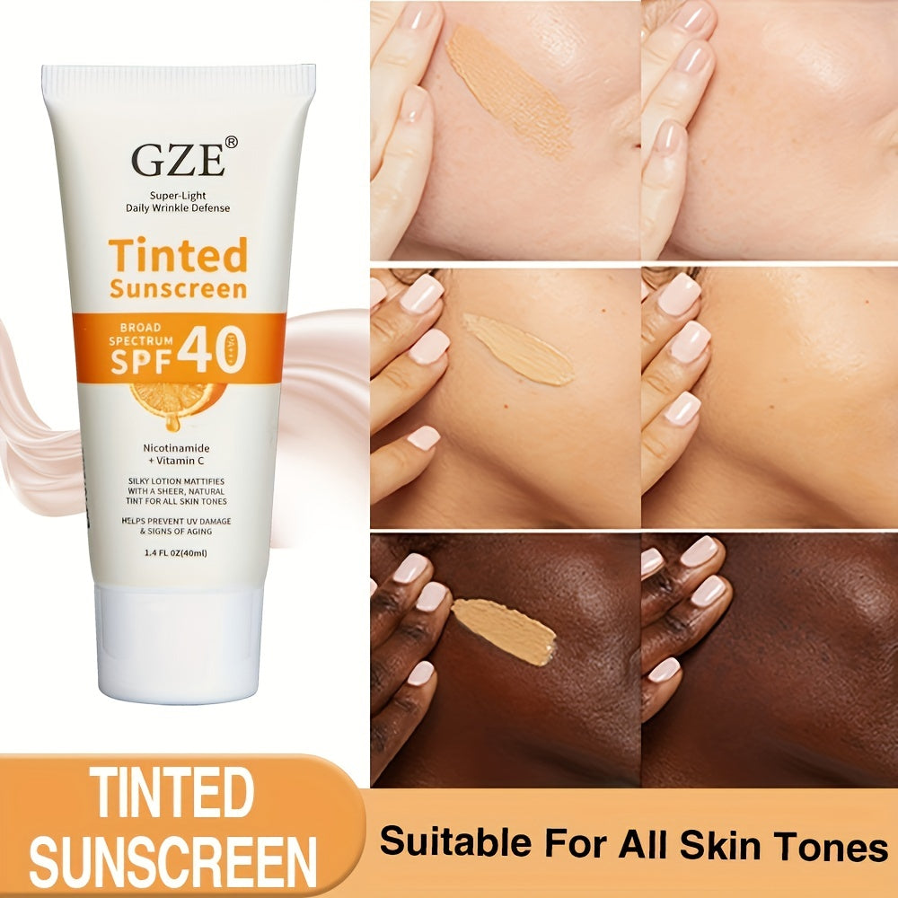 Protection Solaire Minérale Hydratante Teintée SPF 40