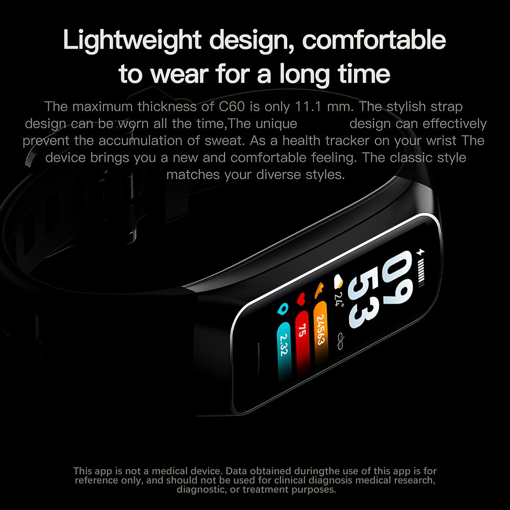Montre Connectée 1.1" - Votre Coach Fitness & Bien-être au Quotidien