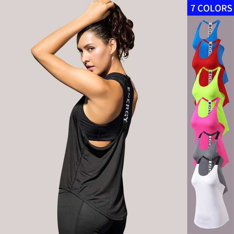 Débardeur sport femme dos nu –  séchage rapide