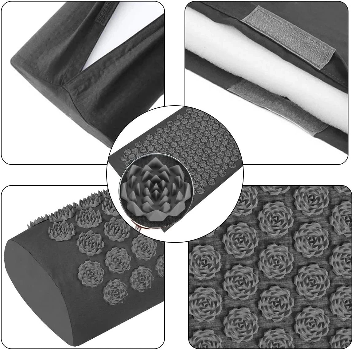 Tapis d'Acupression et Coussin - Relaxation Profonde & Soulagement Musculaire
