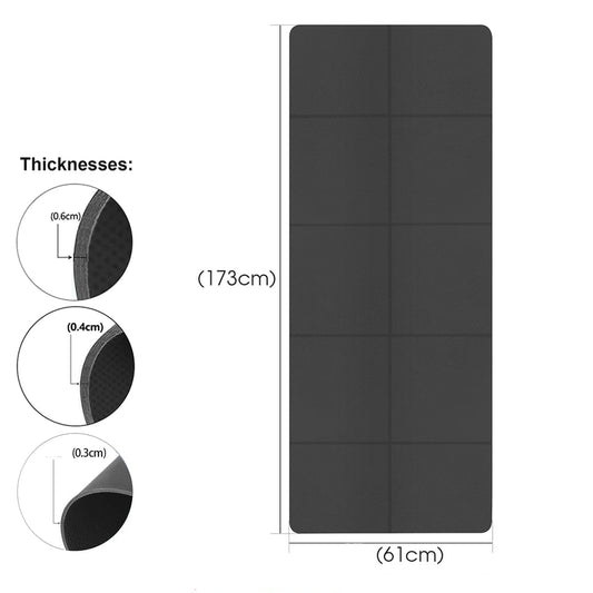 Tapis de fitness antidérapant – Léger, confortable et facile à transporter en EVA (Ethylène Vinyle Acétate)