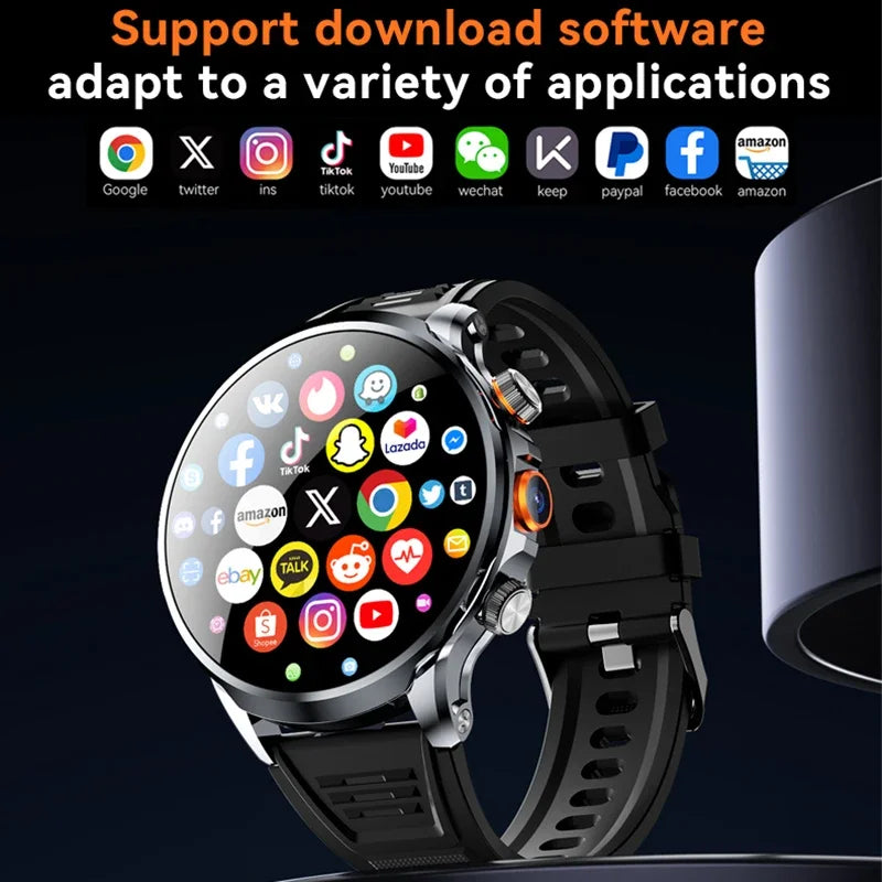 Montre Connectée Autonome 5G/4G - Grand Écran HD, GPS & Google Play