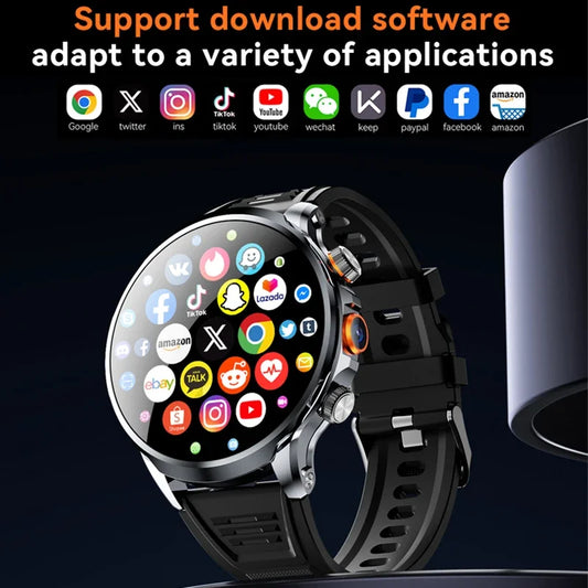 Montre Connectée Autonome 5G/4G - Grand Écran HD, GPS & Google Play