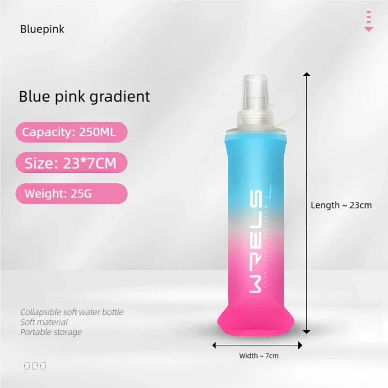 Gourde Souple Pliable pour le Sport - Ultra Légère, Étanche, Sans BPA et PVC