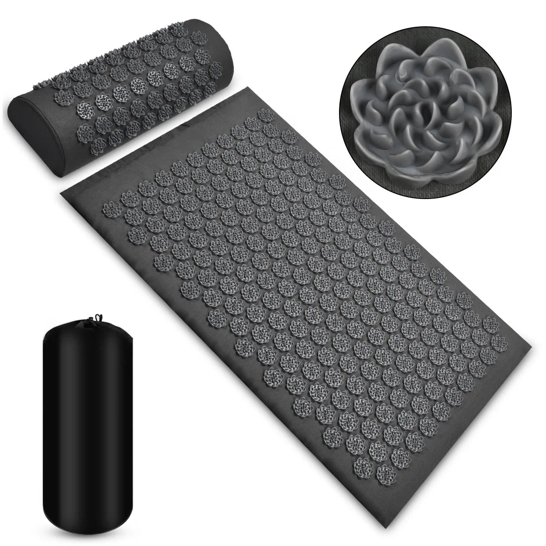 Tapis d'Acupression et Coussin - Relaxation Profonde & Soulagement Musculaire