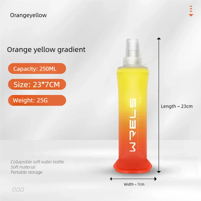 Gourde Souple Pliable pour le Sport - Ultra Légère, Étanche, Sans BPA et PVC