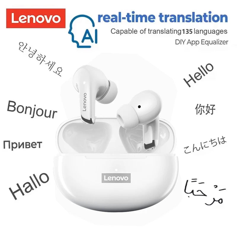 Lenovo LP5 : Écouteurs Bluetooth Sport - Charge Rapide, Appels HD & Étanche