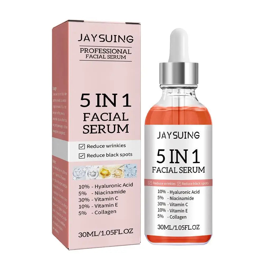 Booster d'Éclat : Sérum Visage Anti-Âge à la Vitamine C 5 en 1