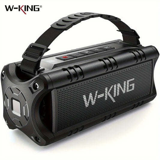 Enceinte Bluetooth Portable W-KING D8 Mini-1 - Son Puissant 30W, Étanche IPX6 et 24h d'Autonomie