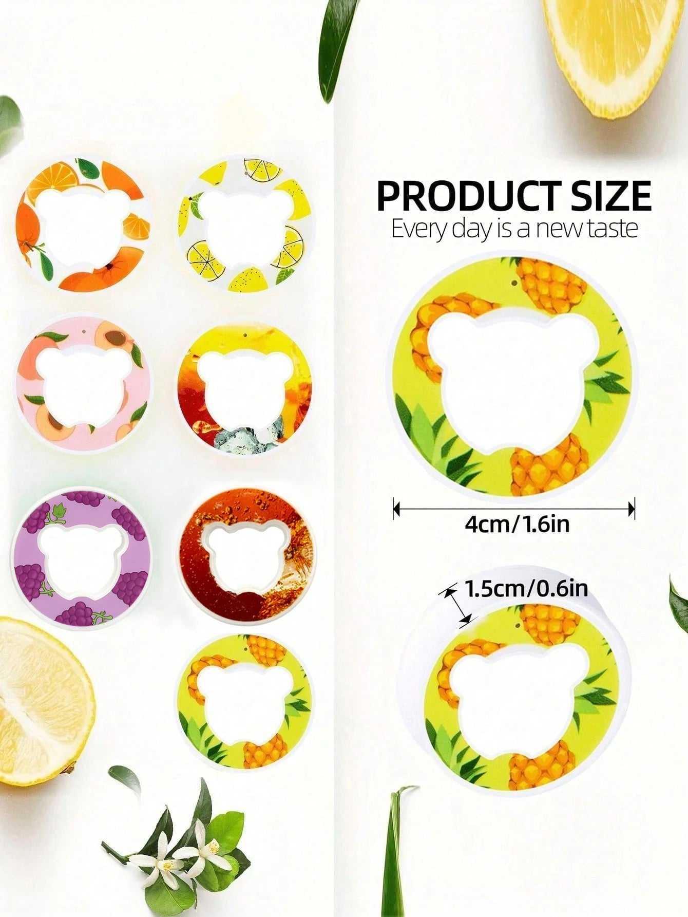 Gourde 650 ml aromatisée avec capsule parfumée
