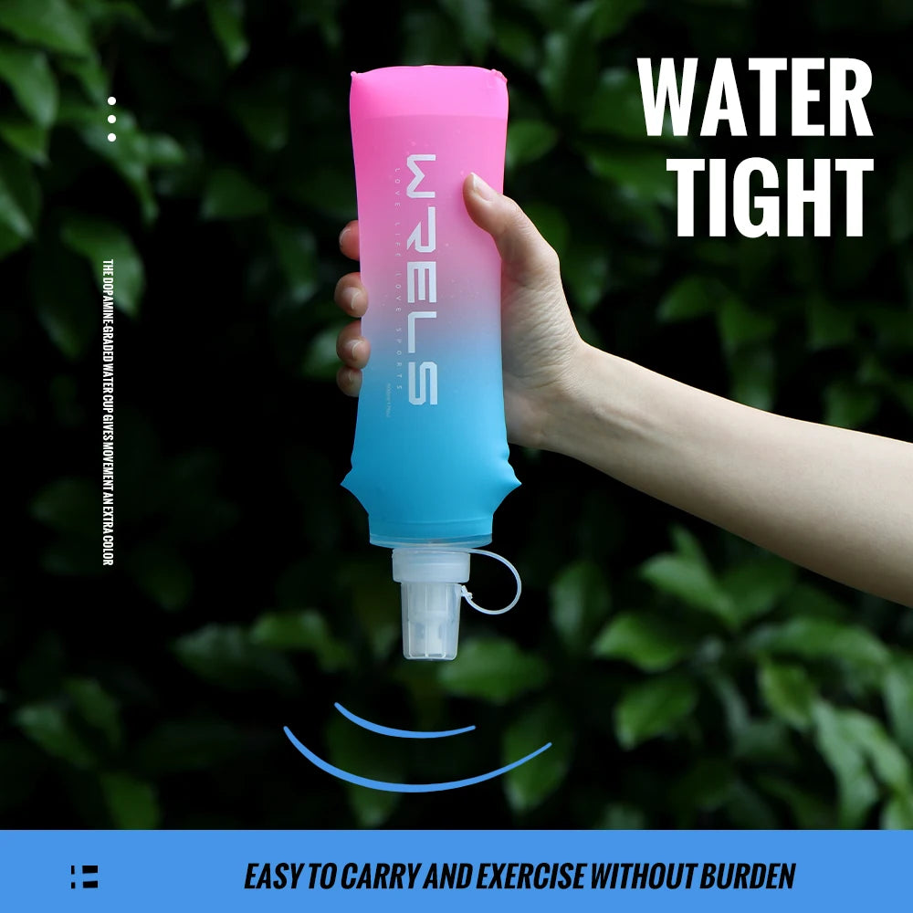 Gourde Souple Pliable pour le Sport - Ultra Légère, Étanche, Sans BPA et PVC