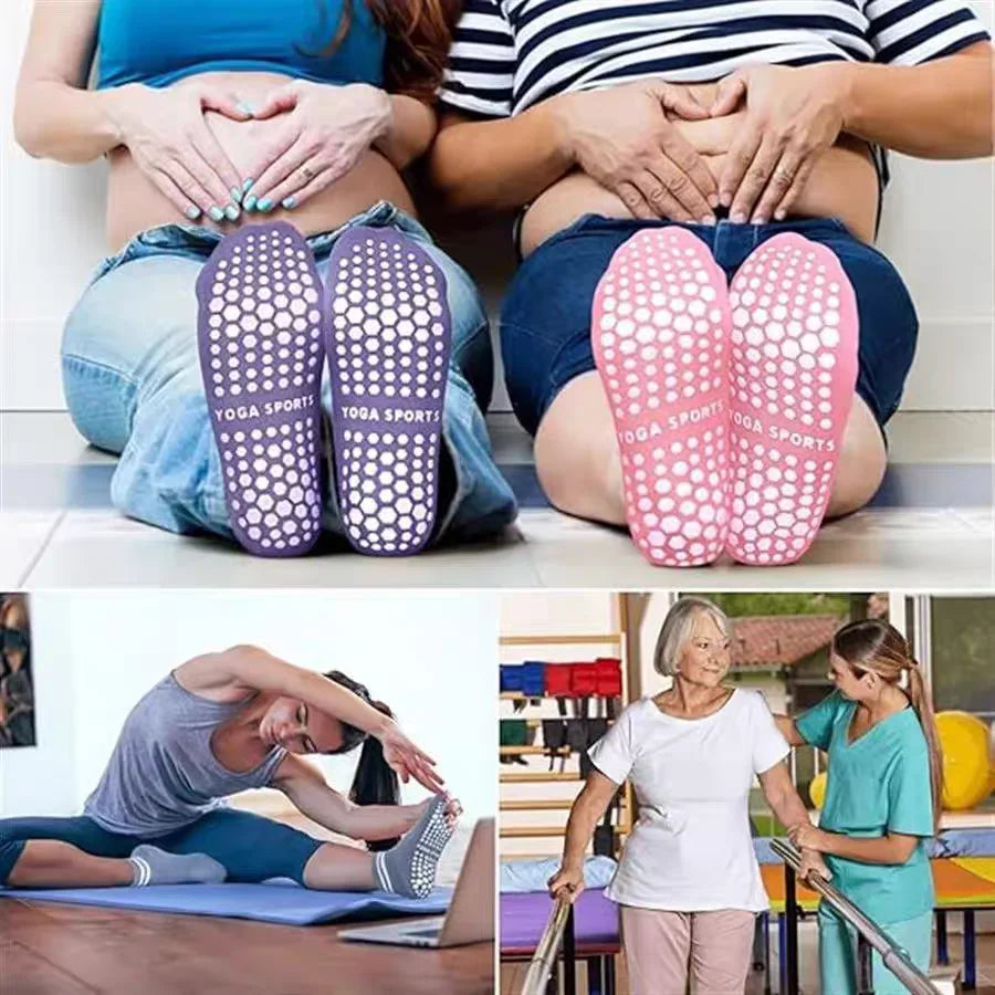 Chaussettes antidérapantes femme