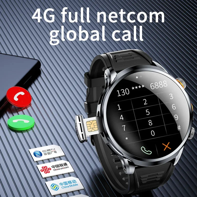 Montre Connectée Autonome 5G/4G - Grand Écran HD, GPS & Google Play