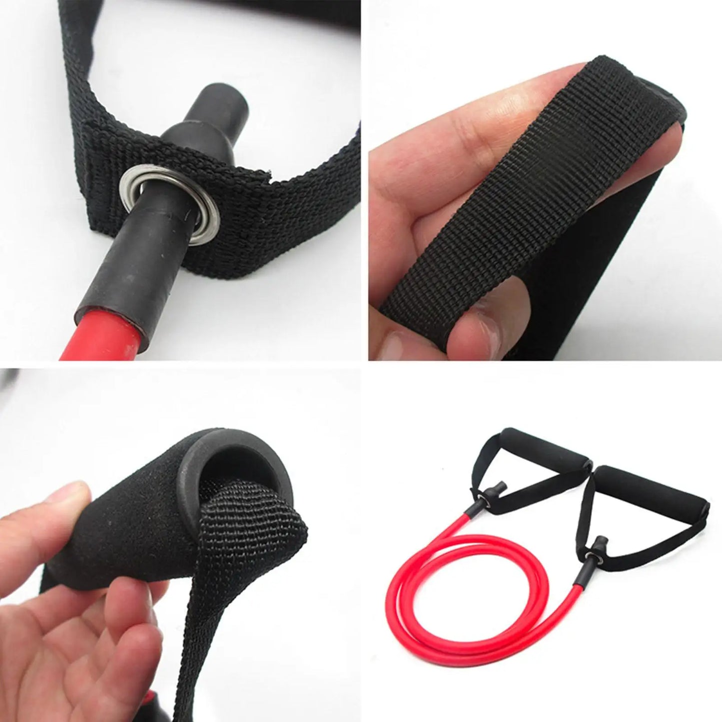 Élastique de Fitness Tubulaire - Choisissez Votre Résistance 10 à 30 LB (4.5 kg à 14 kg)