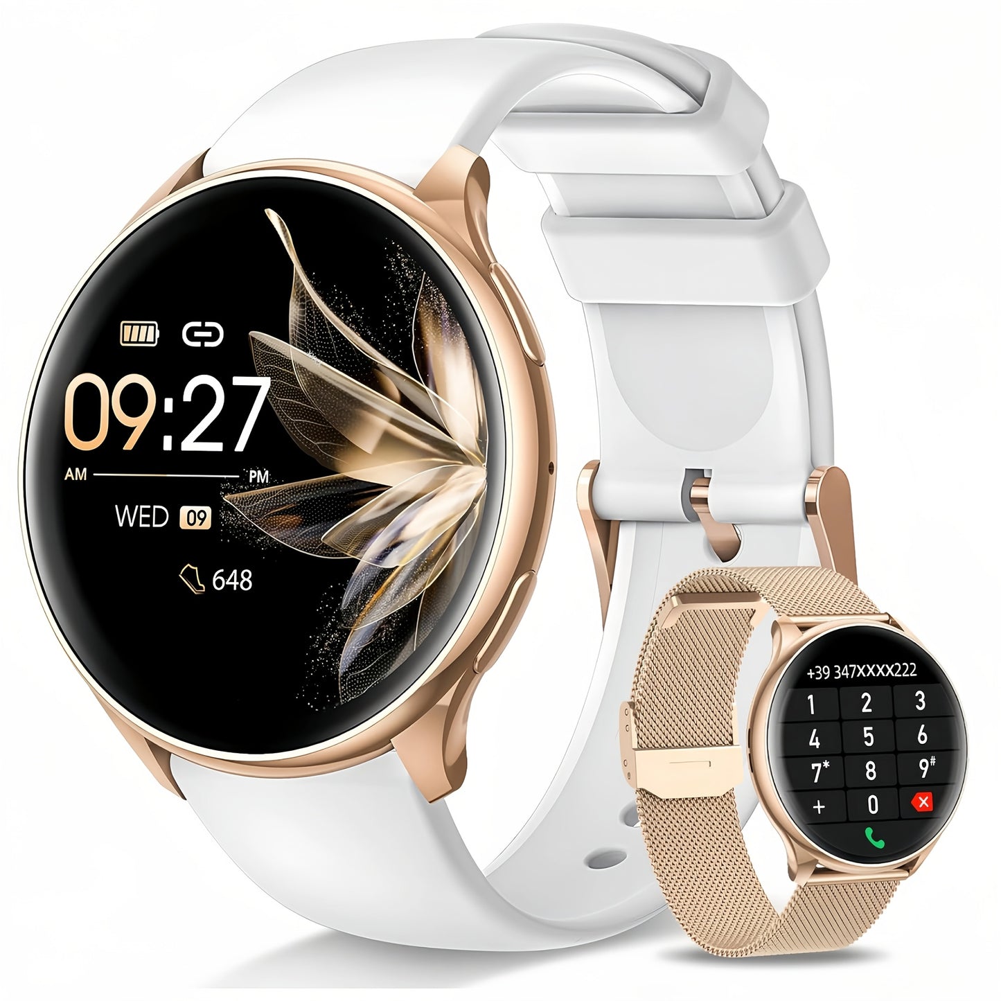 Montre Connectée - Écran AMOLED & Appels Bluetooth
