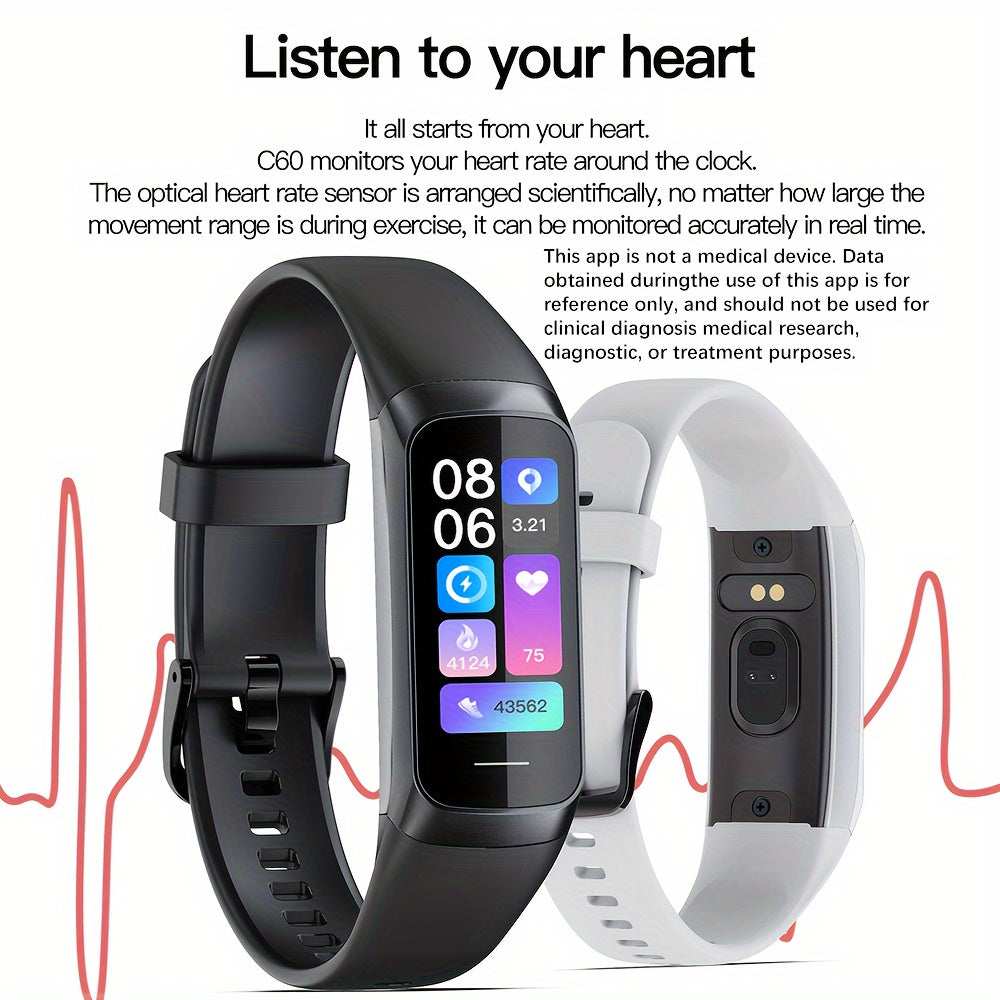 Montre Connectée 1.1" - Votre Coach Fitness & Bien-être au Quotidien