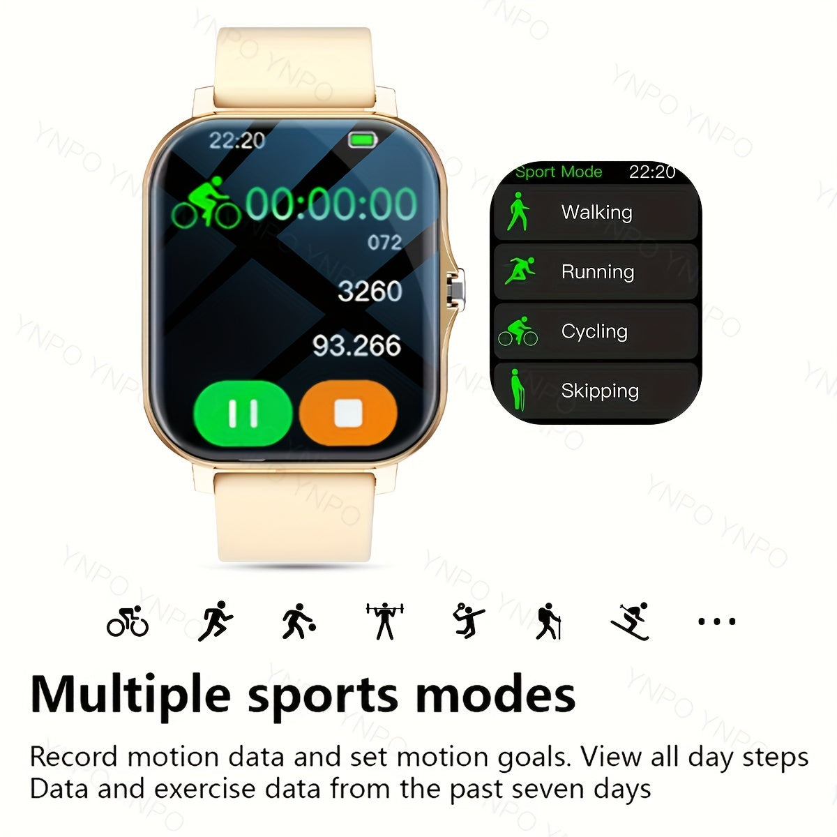 Montre Connectée Ultra-Fine : Appels Bluetooth, Sport & Notifications