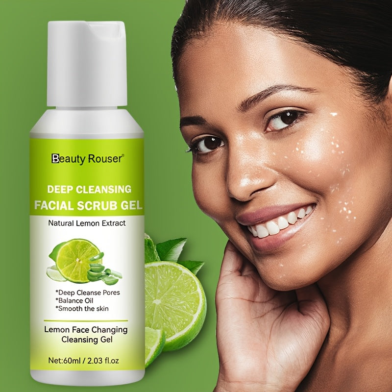 Gel Nettoyant Exfoliant Profondeur au Citron